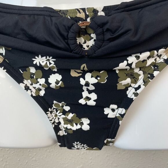NWT MICHAEL Michael Kors Black Ivy Swim Bottoms Sizes XS, M, or L - Picture 2 of 4